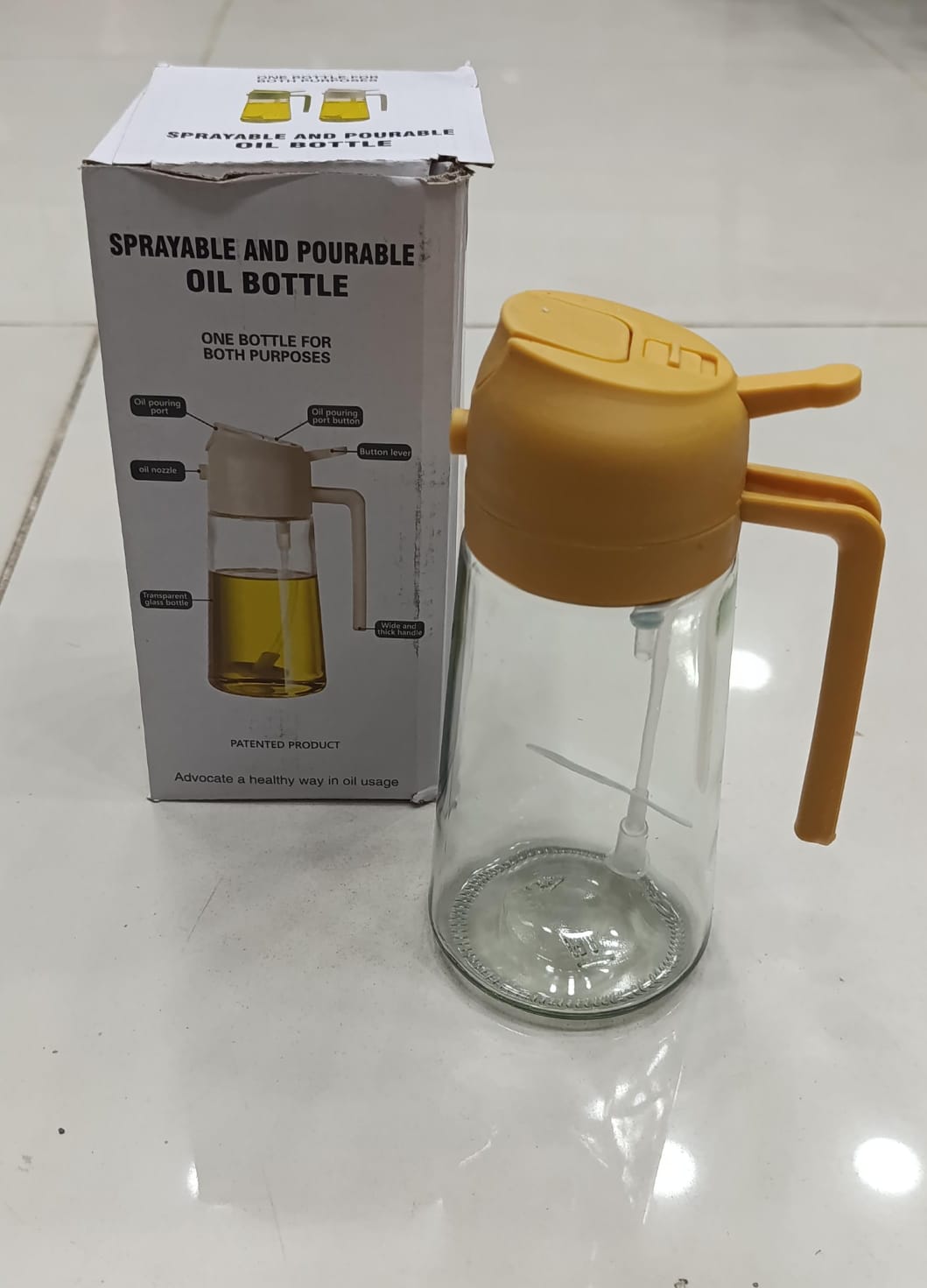 2-in-1 Oil Spray Bottle for all audience