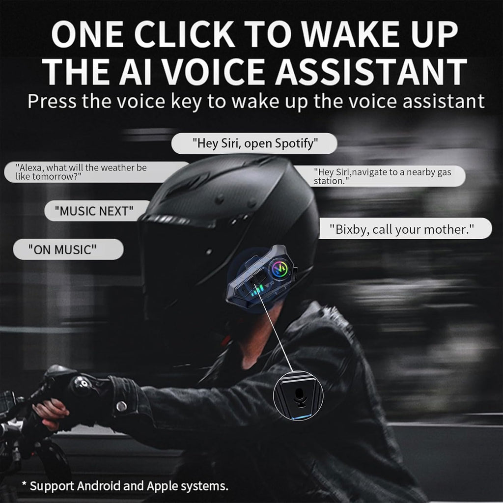 Motorcycle Helmet Bluetooth Headset