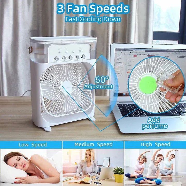 10-Inch Desktop Water Mist Fan x