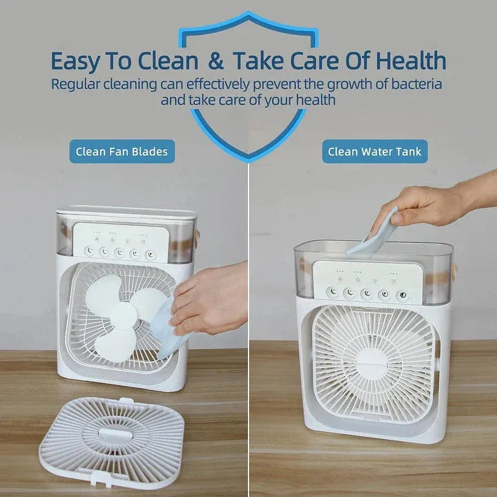 10-Inch Desktop Water Mist Fan x