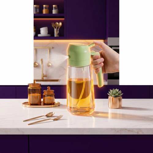 2-in-1 Oil Spray Bottle for all audience