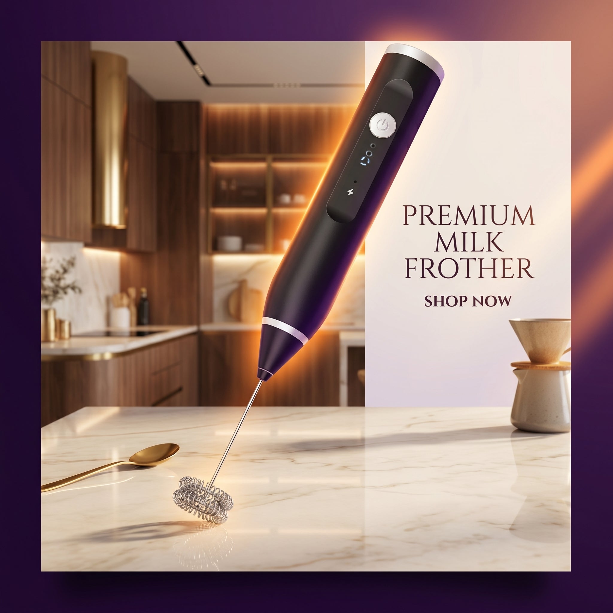 Rechargeable Coffee Beater