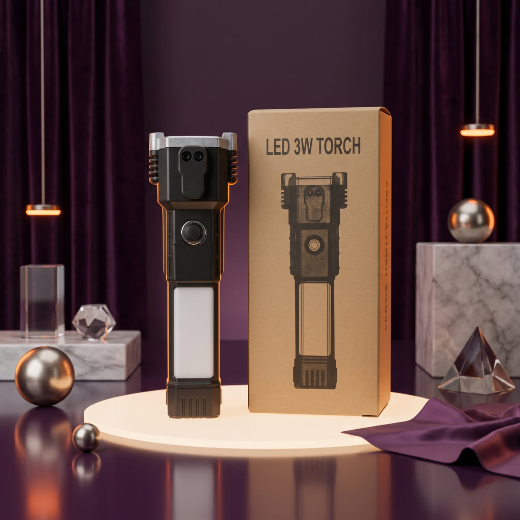 Ultra-Bright LED Torch Flashlight: